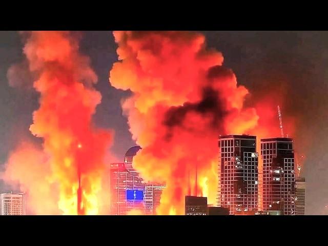 Iran's missile strike on Israel. Air defense in Tel Aviv