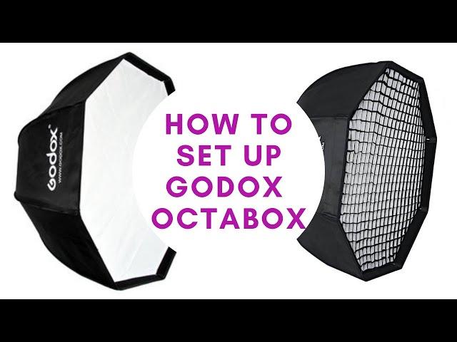 HOW TO SET UP GODOX OCTABOX IN MINUTES | UNBOXING |SET UP|GODOX OCTABOX