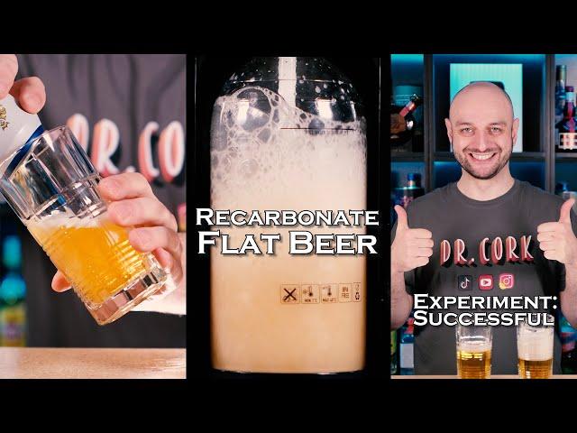 How to recarbonate flat beer  #shorts