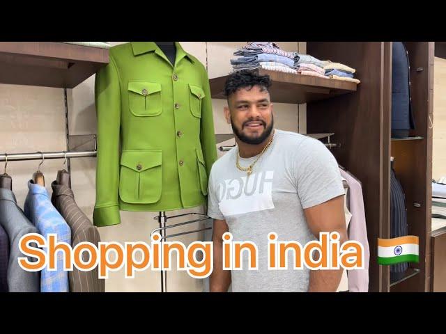 Shopping in india  with Baba ji