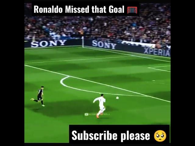 Ronaldo Missed that goal . Credits: Alsido Football.#shorts #status #football #trending #goviral