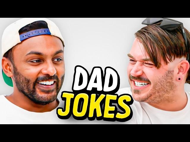 Dad Jokes | Don't laugh Challenge | Sath vs Matt | Raise Your Spirits