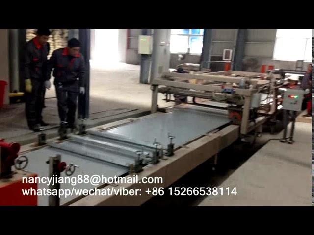 nancy mgo board and mgo wall panel and fiber cement board machine