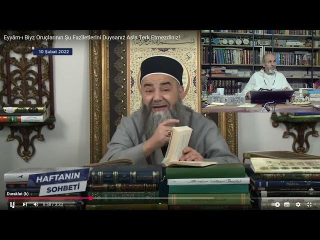 Cübbesiz Mahmut; Eyyamı Biyz Oruçları sayesinde HADİSLERİN gerçek yüzünü görebilirsiniz hakikat için
