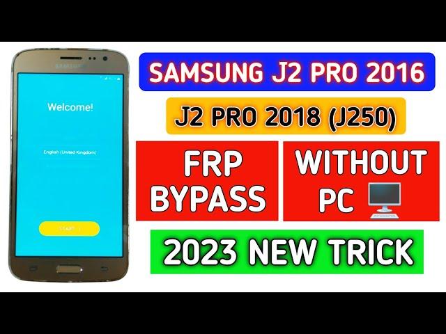 Samsung J2 pro 2016 (SM-J210F) | J2 pro 2018 (SM-J250F) frp bypass without pc.||@TadrishinfoTech||