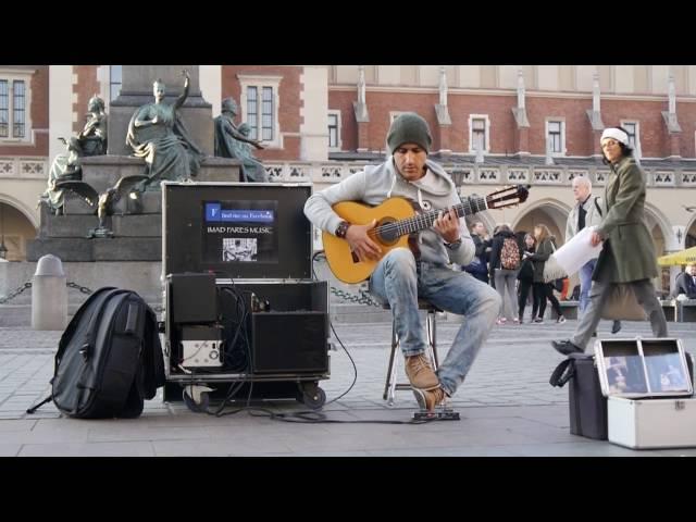 Amazing street guitar performance by Imad Fares " Gipsy Kings " cover