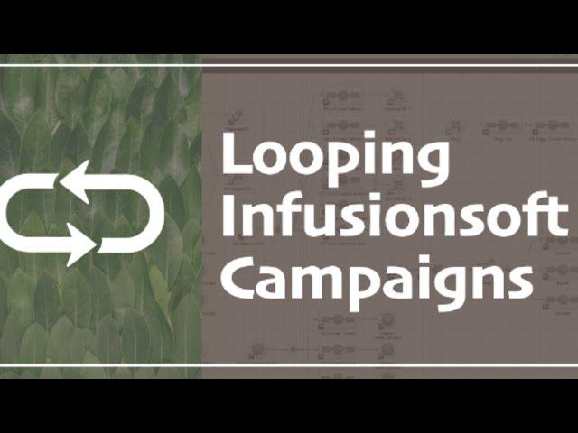 Looping Infusionsoft Campaigns [How, Why, and When] | Monkeypod Marketing