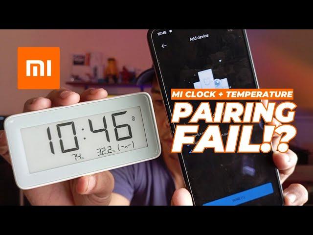 Pairing fail!? Fix Mi Temperature & Humidity Monitor Digital Clock -  POCO C65 camera test (main)