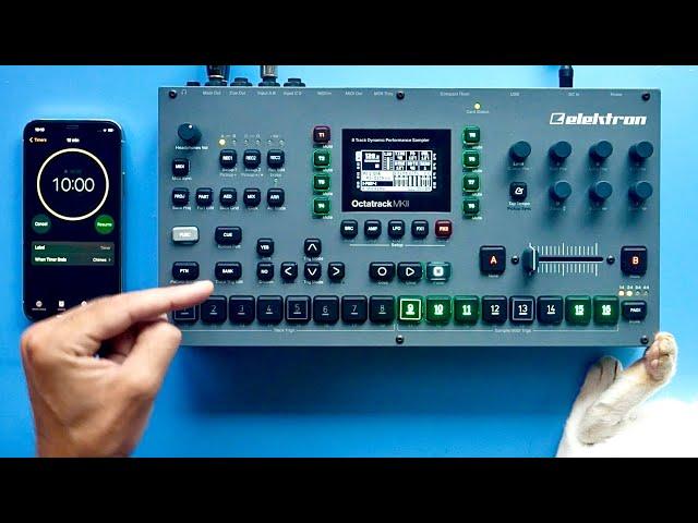 Making a BEAT in 10 MINUTES with the Elektron OCTATRACK!