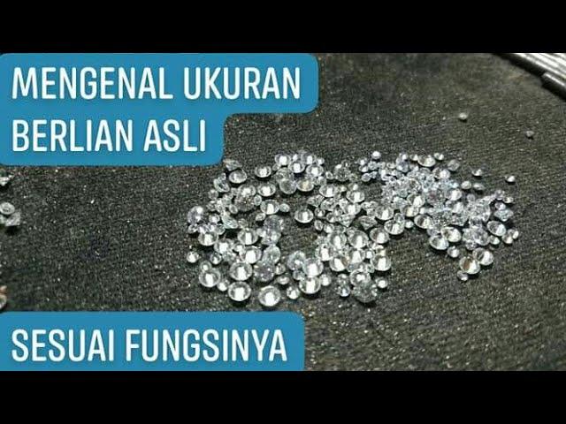 Mengenal Ukuran Berlian Asli Sesuai Fungsinya Untuk Micro Setting Diamond || Jewellery