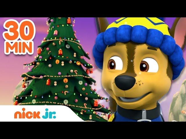 PAW Patrol BEST Holiday Rescues! ️ | 30 Minute Compilation | Nick Jr.