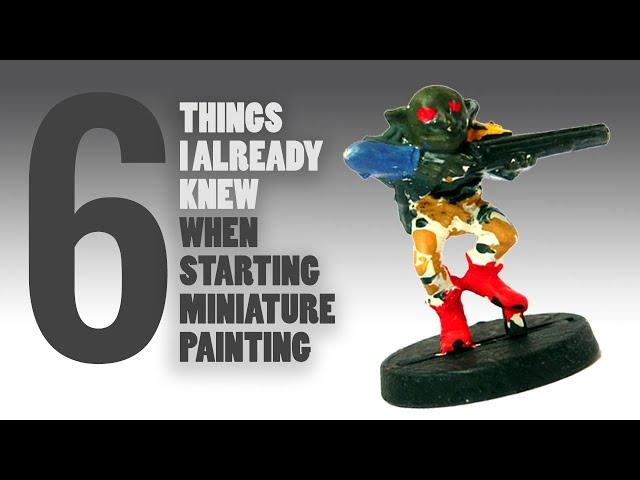 6 TIPS for BEGINNERS to Become Better in WARHAMMER and DND miniature painting