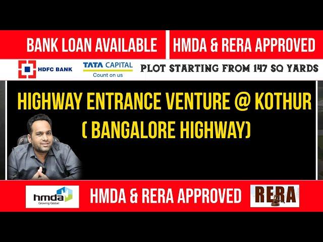 HMDA Plots with Bank Loan at Kothur- Highway Entrance