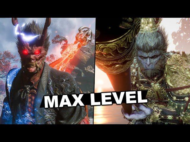 Black Myth Wukong - MAX LEVEL 342 Vs Bosses+++++ NG+++ Gameplay (NO DAMAGE)