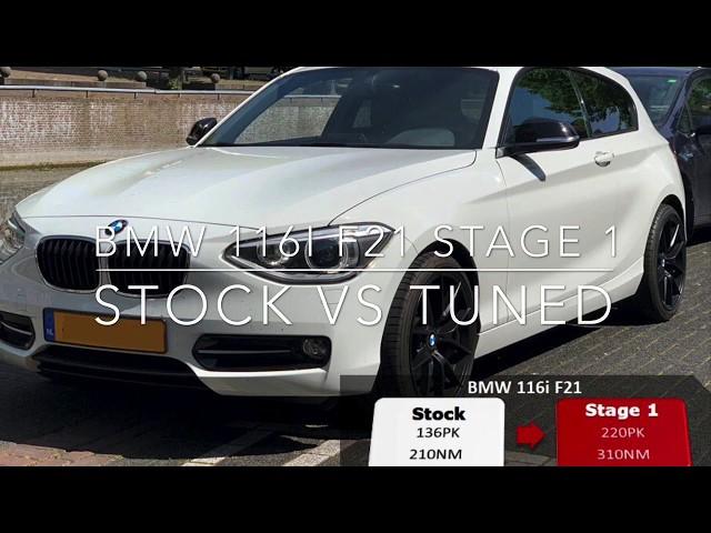 220HP BMW 116i F20 STOCK (136HP) VS STAGE 1 TUNED ACCELERATION - BERKPerformance