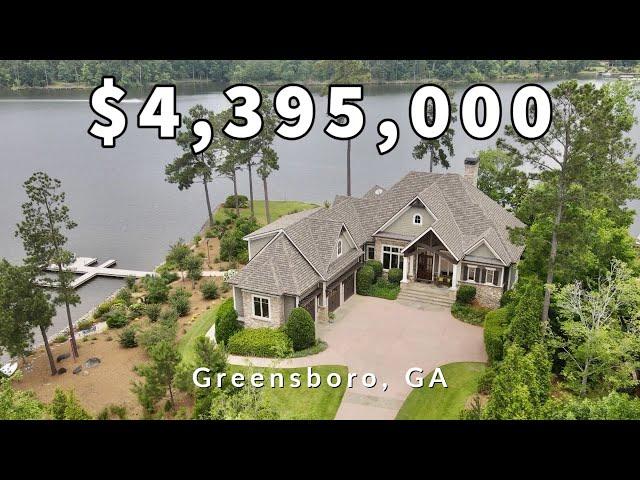 Paradise Found: Dream Lake Home Tour | Reynolds Lake Oconee | Over 300 ft of Water Frontage