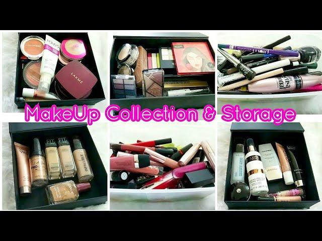 My Entire MakeUp Collection & Storage || Riya Beauty