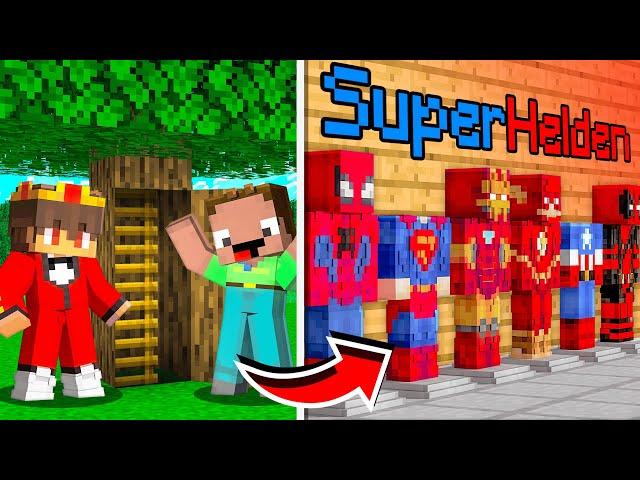 Semlaki und Billy Bauen Eine GEHEIME SUPERHELDEN BASIS in Minecraft!