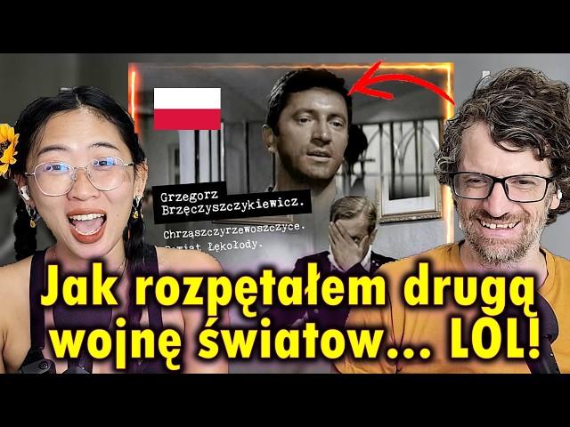 Our Reaction to... Grzegorz Brzęczyszczykiewicz "The POLISH language is so difficult!!"