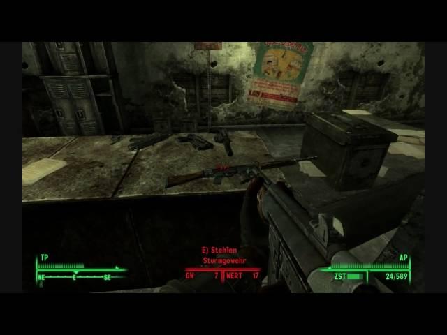 Fallout 3 Trick - Waffen klauen ohne das man erwischt wird!