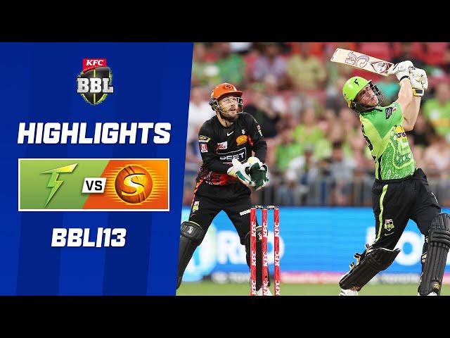 Sydney Thunder v Perth Scorchers | BBL|13