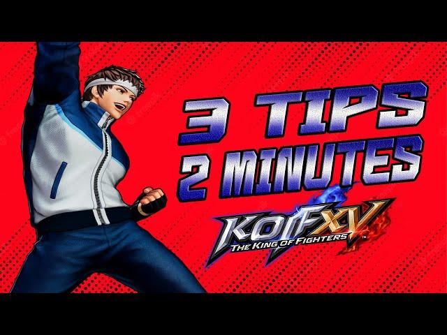 KOF XV: SHINGO  - 3 Importants Points To Use In Matches !