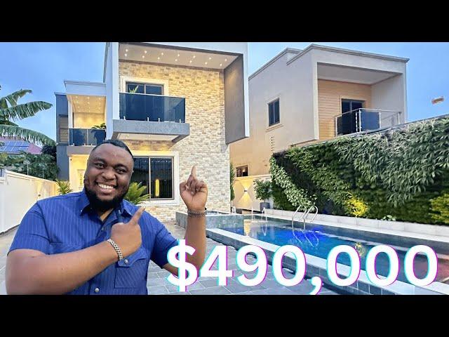 Touring a 4 bedroom House In Ghana