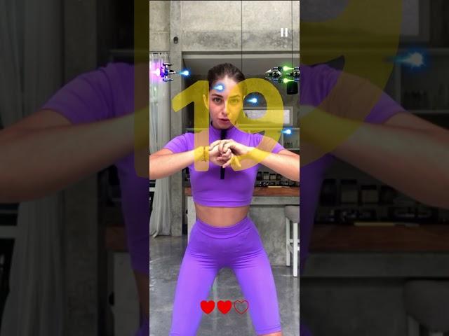 New AR fitness game — KINEMON! Home workouts and challenges for money prizes! Do squats or push ups!