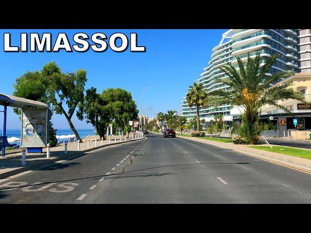 DRIVING around LIMASSOL CITY in CYPRUS * 4K (60fps)