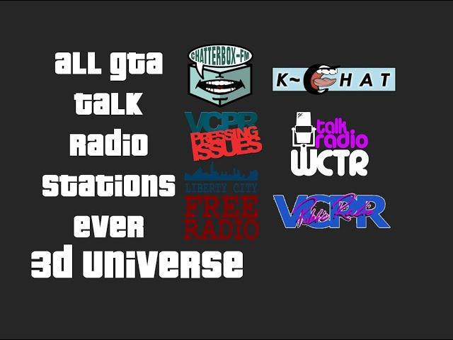 All GTA Talk Radio Stations Ever (Part 1)