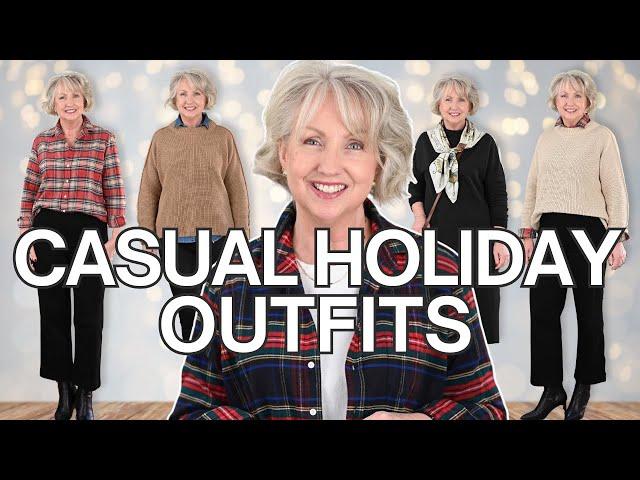 Casual Holiday Outfits with Frank & Eileen