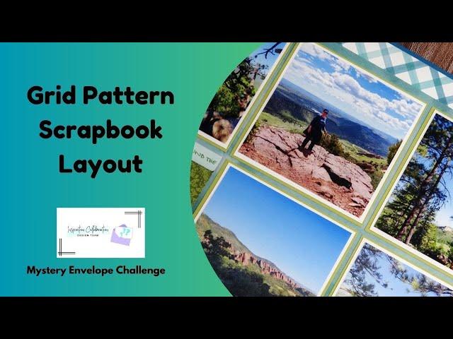 Grid Pattern Scrapbook Layout [Pixels & PaperCrafts]