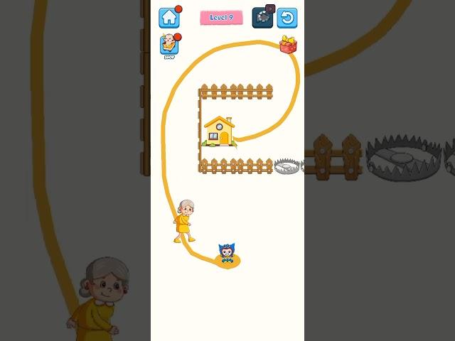 Granny rush to pazal mobile game level 9 #shortvideo game #vairalvideo #vairalvideo #gamedesign 