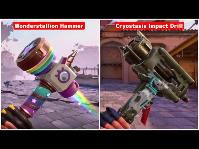 New WONDERSTALLION HAMMER vs CRYOSTASIS IMPACT DRILL (Valorant Best Knife Skin)