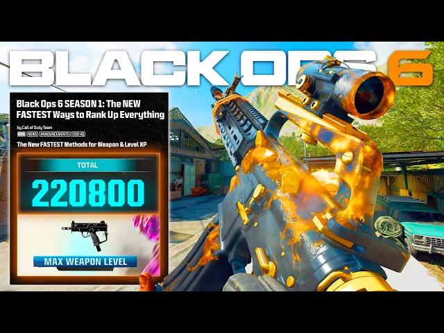 Black Ops 6: The NEW Absolute FASTEST WAYS To Rank Up... (Weapon XP & Level XP Guide)