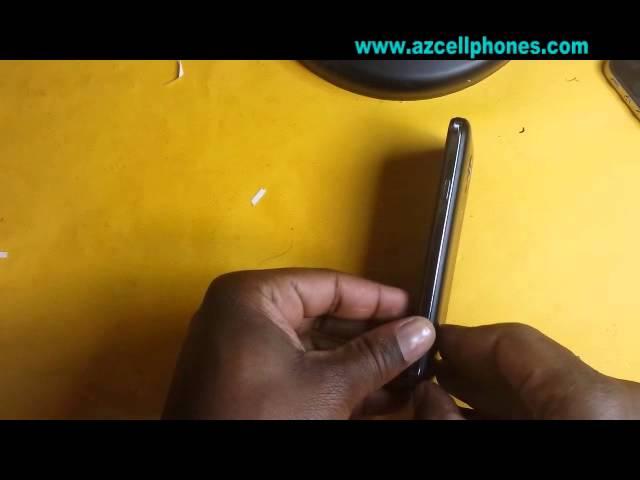 ZTE Source N9511 Repair - Back Cover and Battery Removal