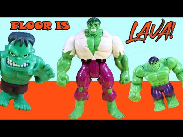 Hulk Family Plays Floor Is Lava | Hulk Family Reunion