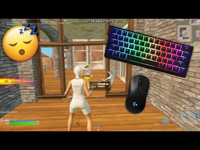 Wooting 60HE Fortnite Keyboard & Mouse Sounds ASMR Gameplay 240FPS 4K