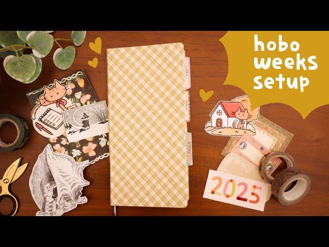 Cute Hobonichi Weeks Setup 2025