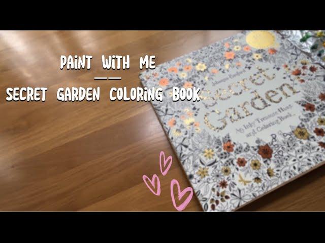 Relaxing 20-Min Coloring Session | Easy Art Inspiration for Beginners  Secret Garden Coloring Book