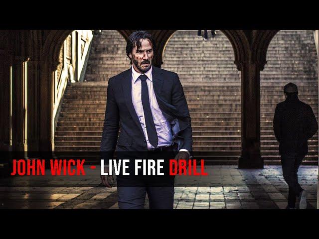 John Wick al poligono con armi vere