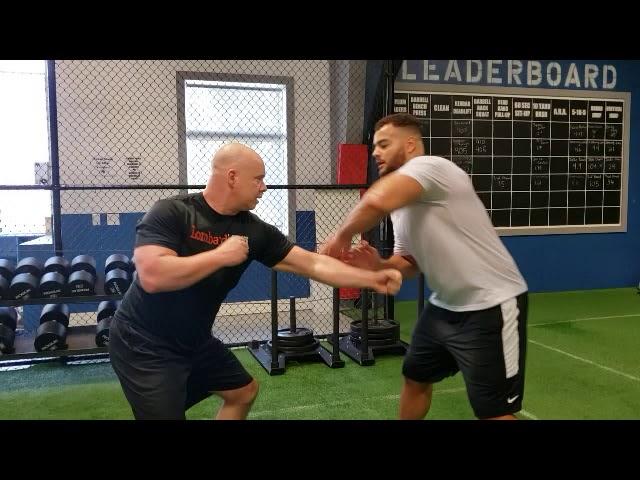 Football Hand Fighting Drill w/ Abdullah Anderson