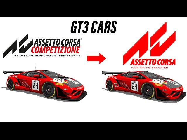 GRID to GRID - Assetto Corsa Competizione Carlist to Assetto Corsa - GT3 Class [COMPLETE GRID]