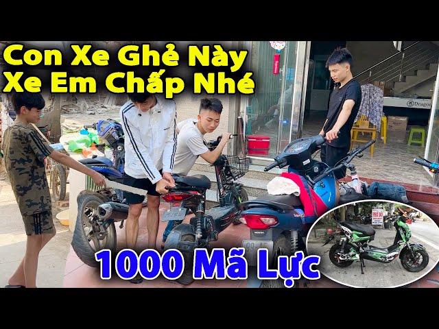 Hùng Đơ Mang Xe Đạp Điện Của Mình Ra Đ.ố.t L.ố.p Cà Khịa Xe Của Fan Đến Chơi.