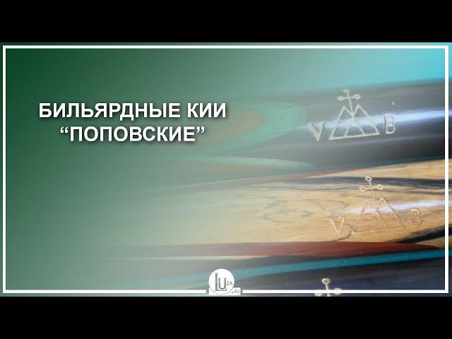 Поповские бильярдные кии - Luza.ru