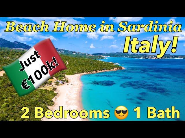 Sardinia Italy Beach Home for Just €100.000! | Great Vacation Home! | 4 Minute Video!