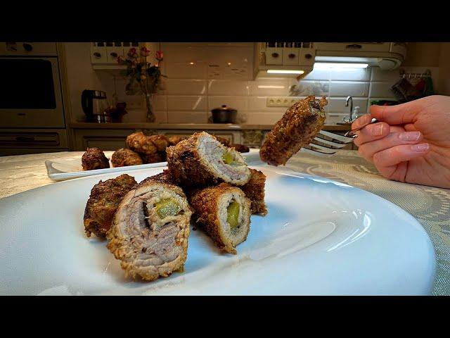 Meat fingers | Meat rolls | Krucheniki from Tasty Food
