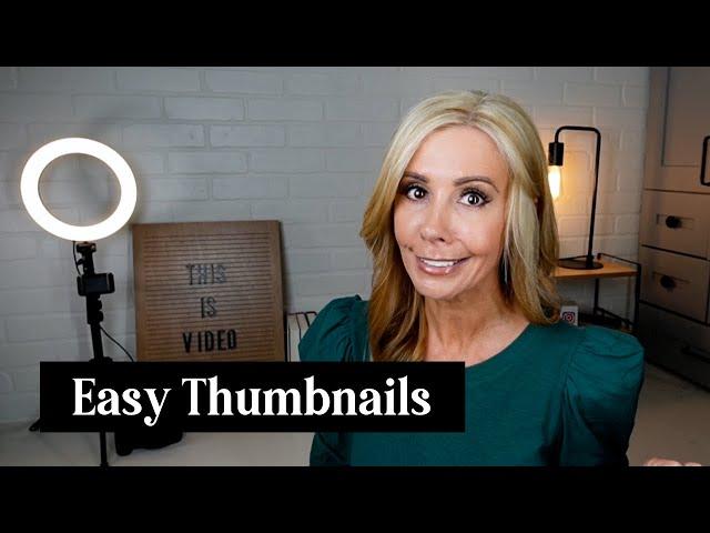 How to make thumbnails to get more VIEWS- In just 5 minutes!