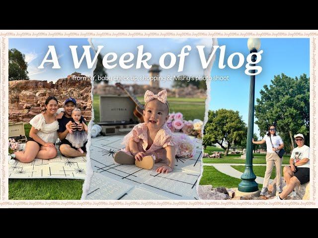 A WEEK VLOG: FROM NEW YORK + BABY CHECK UP + SHOPPING + PHOTO SHOOT NI MISHY ‍️ JoyOfMia