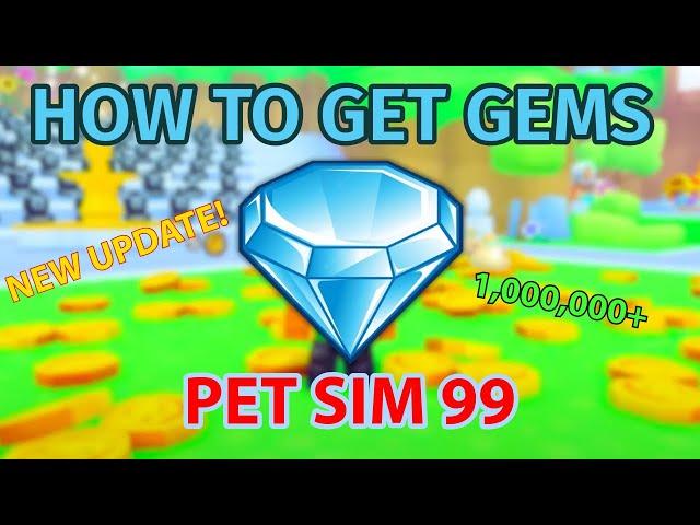 Roblox Pet simulator 99 how to make Millions of gems Quick F2P